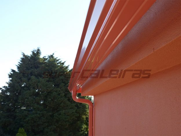 Caleira e Tubo de Queda em Aluminio Lacado