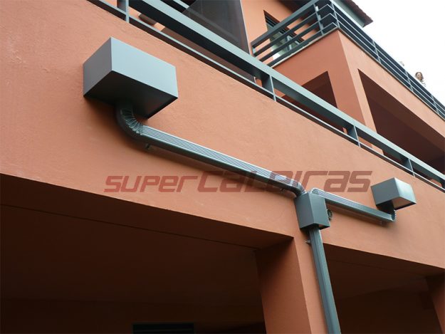 Tubo de Queda em Aluminio Lacado