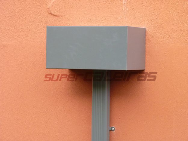 Tubo de Queda em Aluminio Lacado