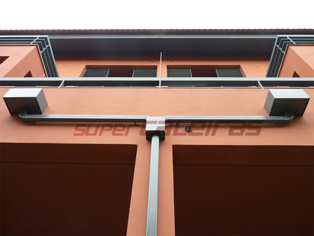 Tubo de Queda em Aluminio Lacado