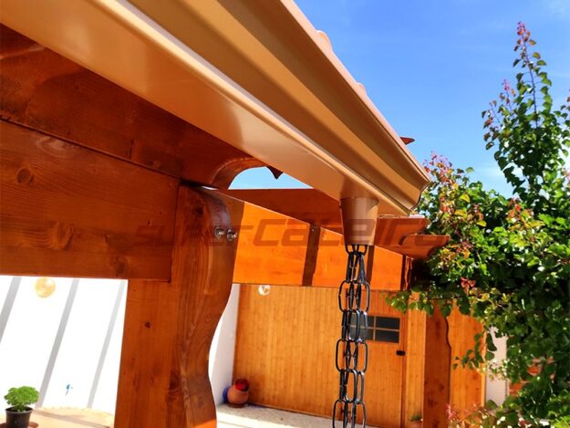 Caleiras em Alumínio Lacado